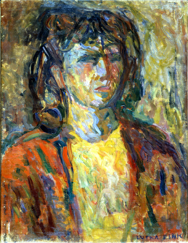 "Autoportrait" - Huile sur toile - 54x41cm (25P) - 1941 - Signature en bas à droite - Collection privée 